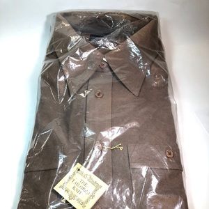 Vintage flannel light brown shirt